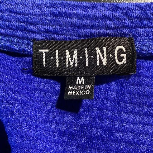 NWT Timing Blue Short Sleeve Dress (medium) - Picture 4 of 5